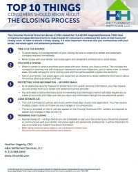 10 Things to know about Closing