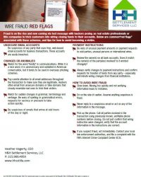 Wire fraud red flags